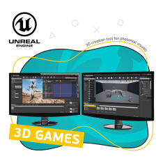 Unreal Engine 4. Игровой движок - КИБЕРшкола программирования для детей, компьютерные курсы для школьников, начинающих и подростков - KIBERone г. Ховрино