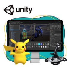 Мир игр на Unity 2D на популярном движке + AI-помощники - КИБЕРшкола программирования для детей, компьютерные курсы для школьников, начинающих и подростков - KIBERone г. Ховрино