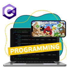 Программирование на C#. Удивительный мир 2D-игр - КИБЕРшкола программирования для детей, компьютерные курсы для школьников, начинающих и подростков - KIBERone г. Ховрино