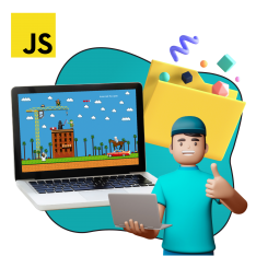 Программирование на JavaScript. Учимся создавать игры! - КИБЕРшкола программирования для детей, компьютерные курсы для школьников, начинающих и подростков - KIBERone г. Ховрино